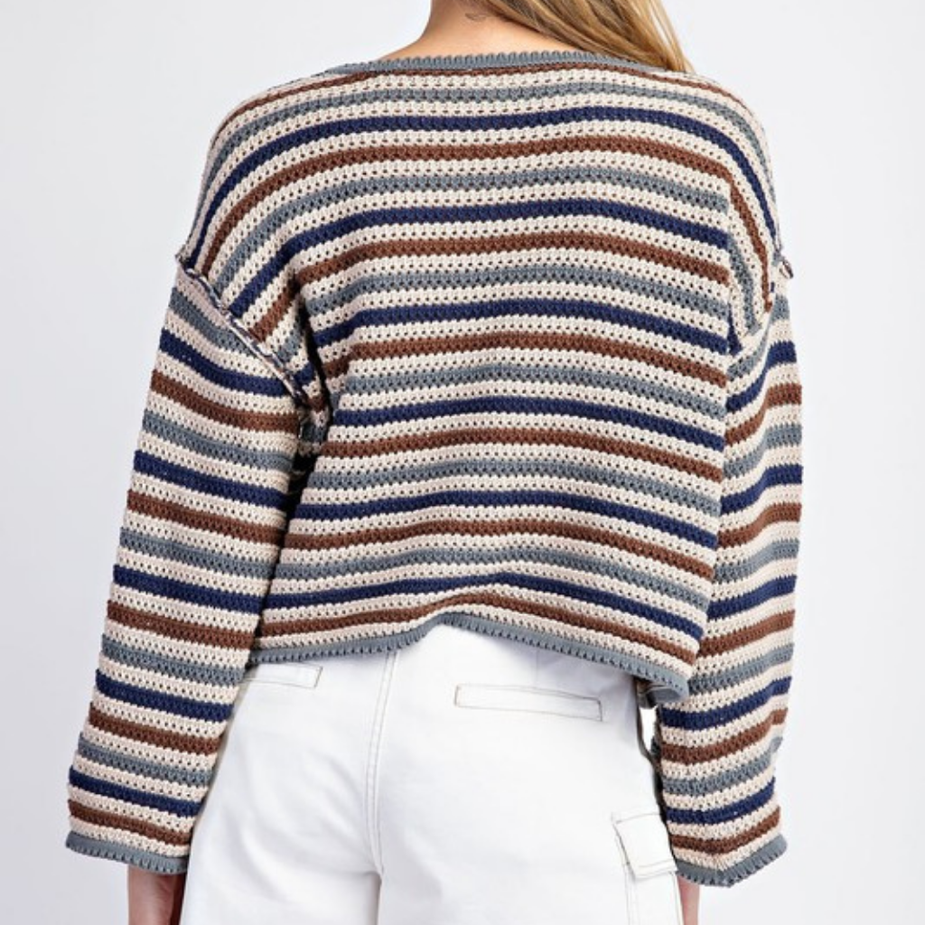 the sylvie striped sweater