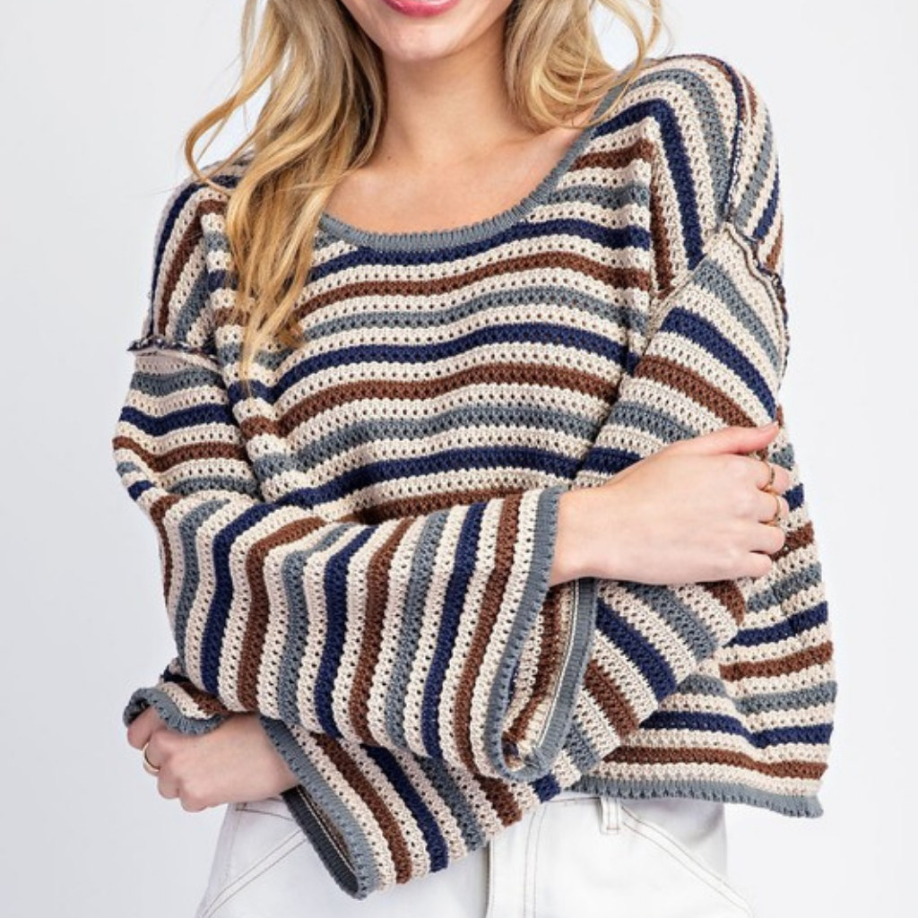 the sylvie striped sweater