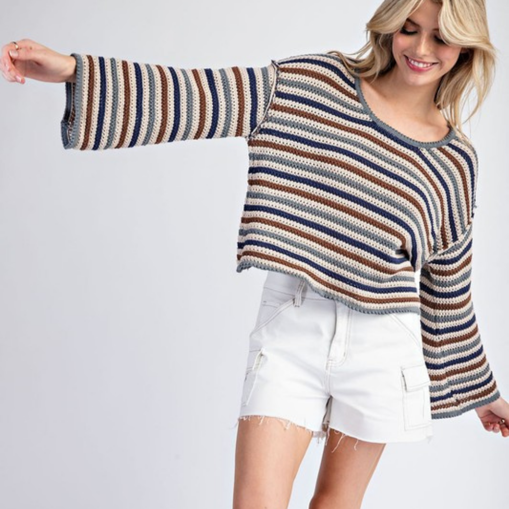 the sylvie striped sweater