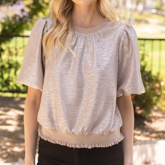 the marlee shimmer top