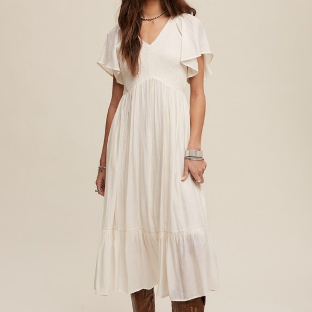 the pippa dress in white