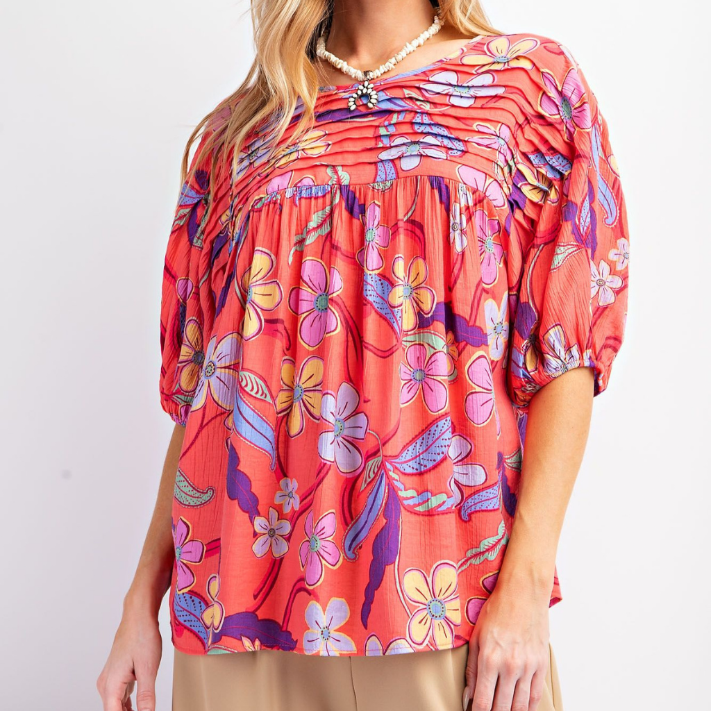 the ada floral blouse