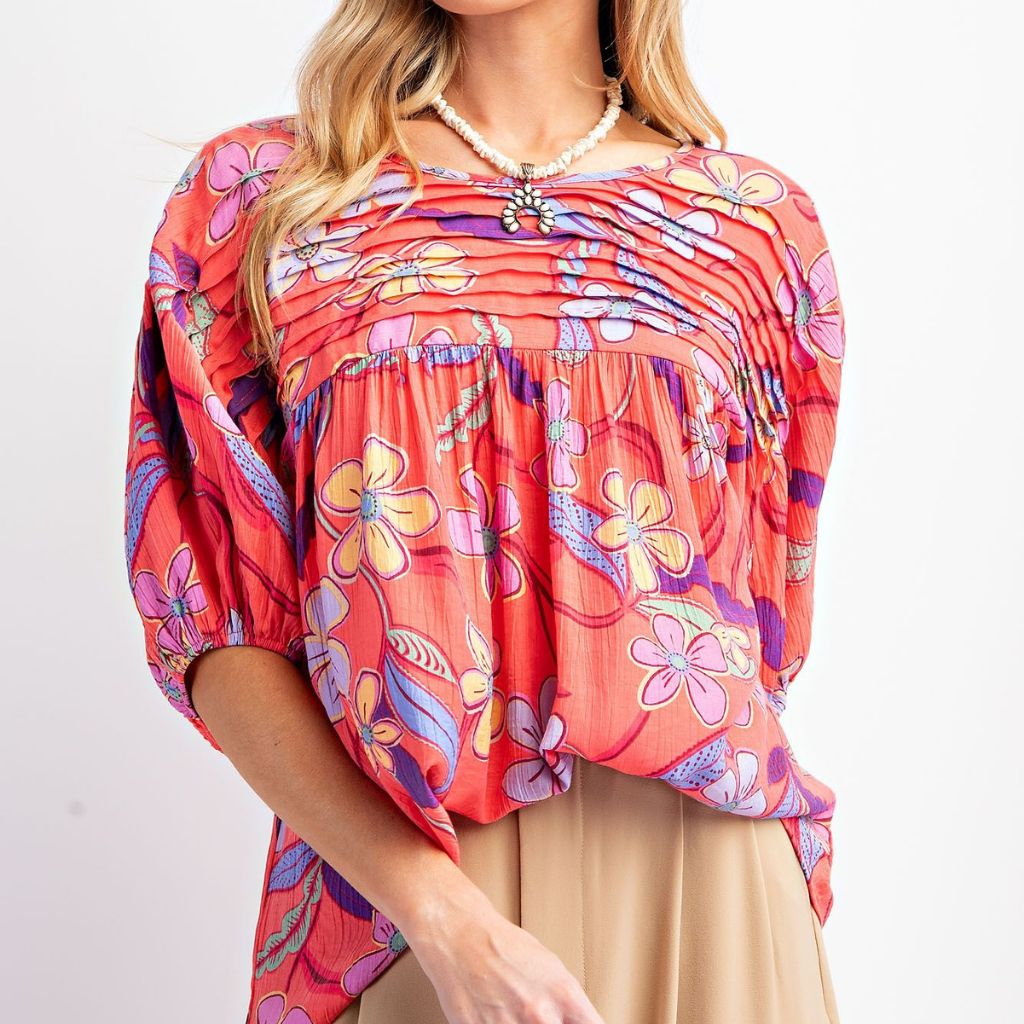 the ada floral blouse