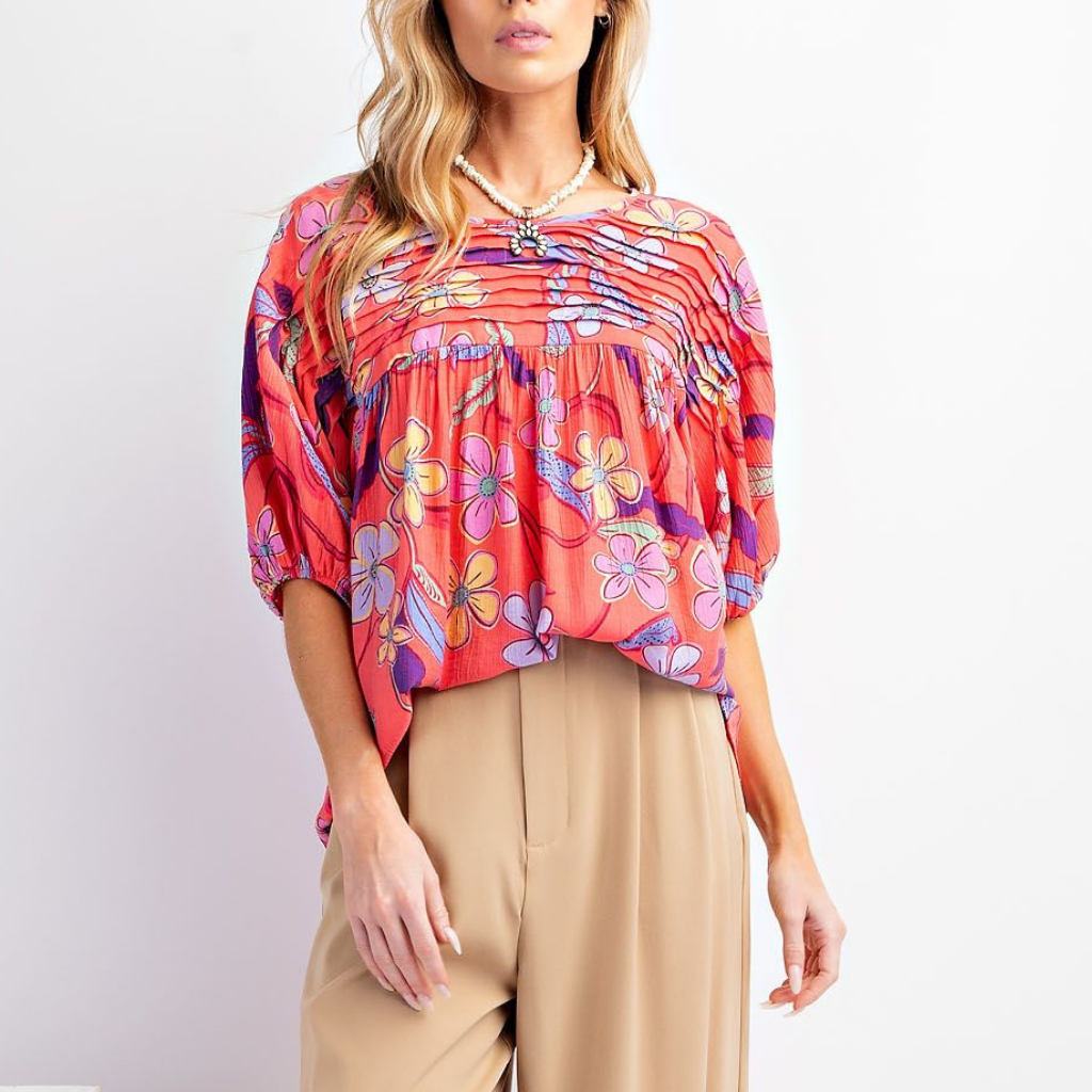 the ada floral blouse