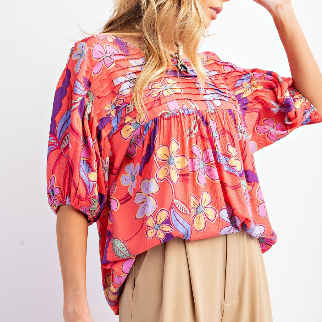 the ada floral blouse