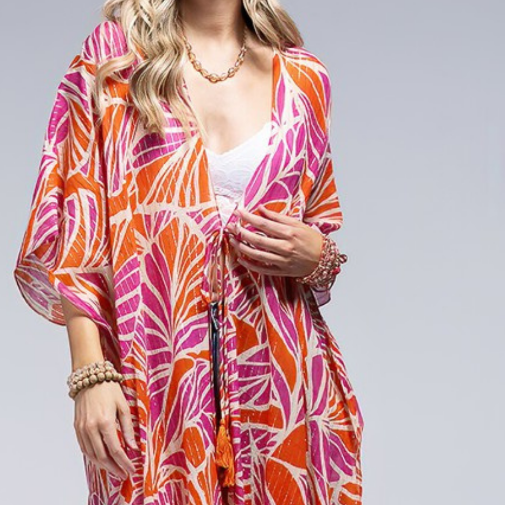 the piper shimmer kimono