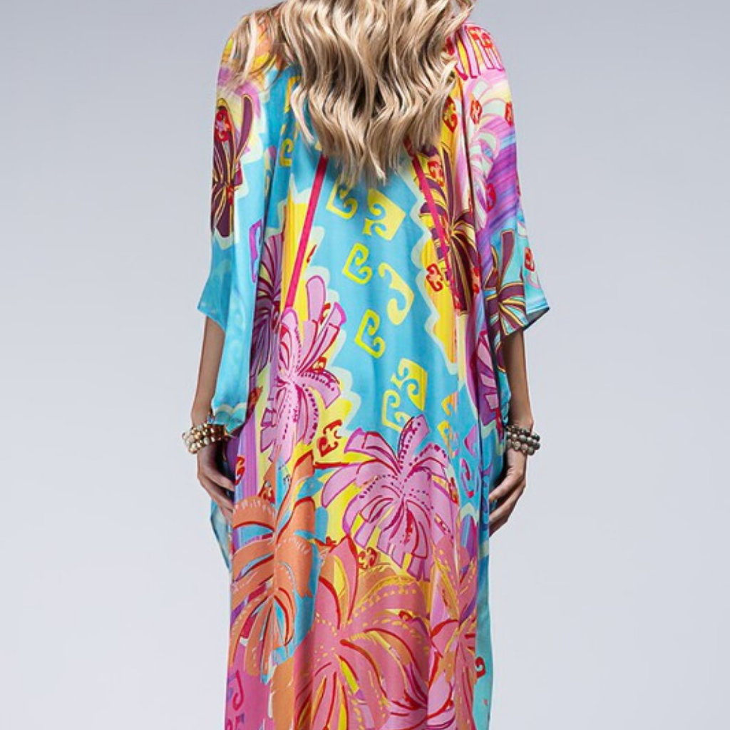 the malibu bright kimono