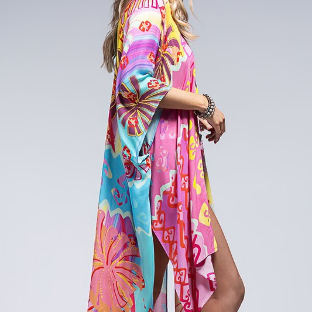 the malibu bright kimono