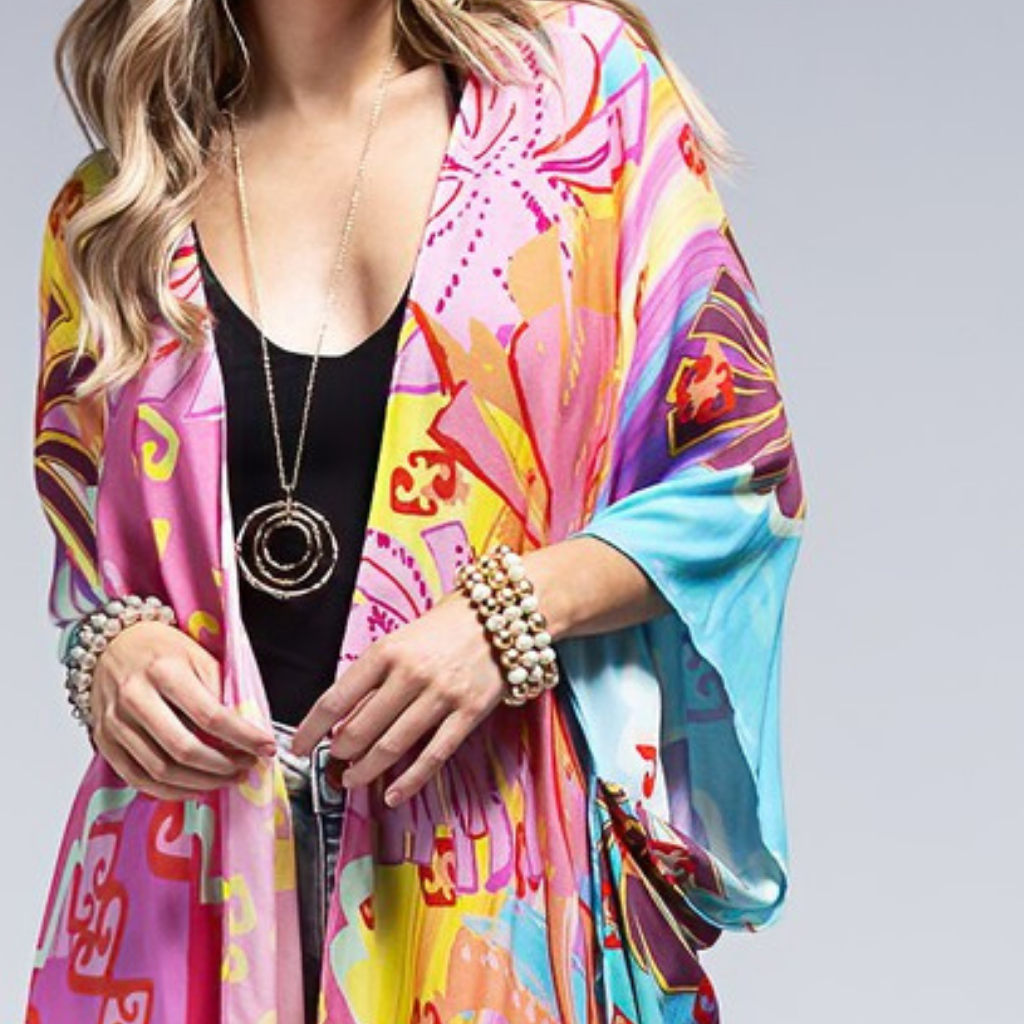 the malibu bright kimono