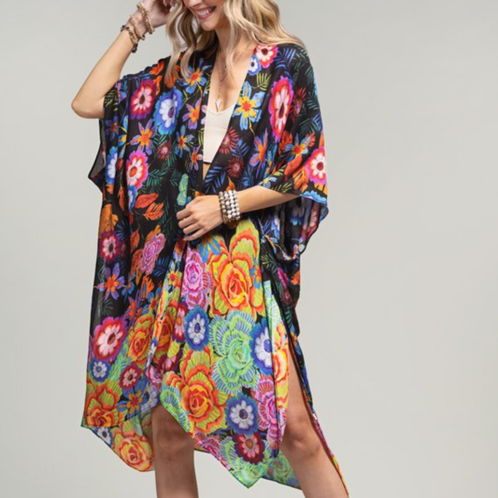 the kilah floral kimono