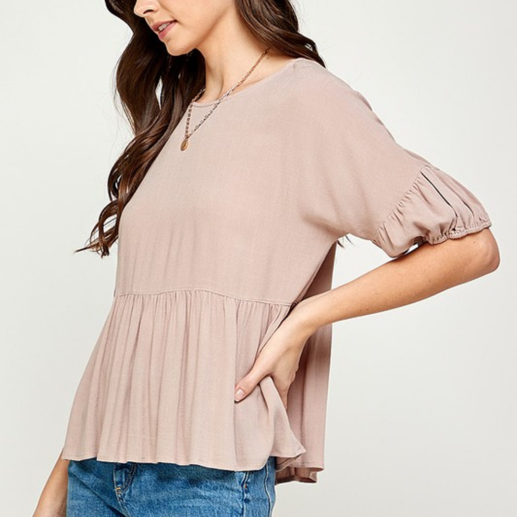 the charlotte babydoll top
