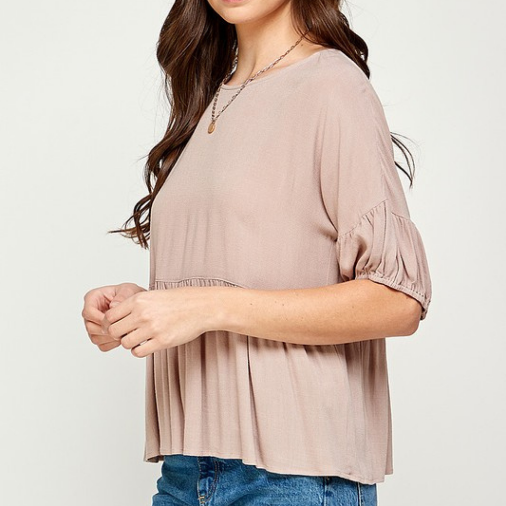 the charlotte babydoll top