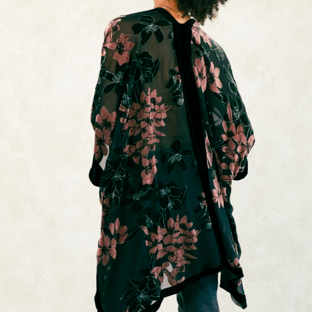 the veda velvet kimono