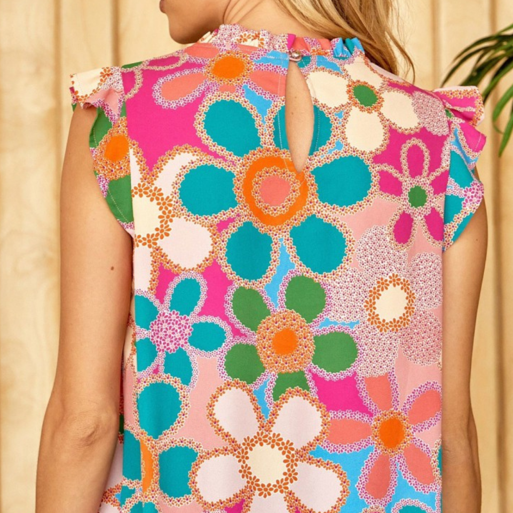 the frannie floral top