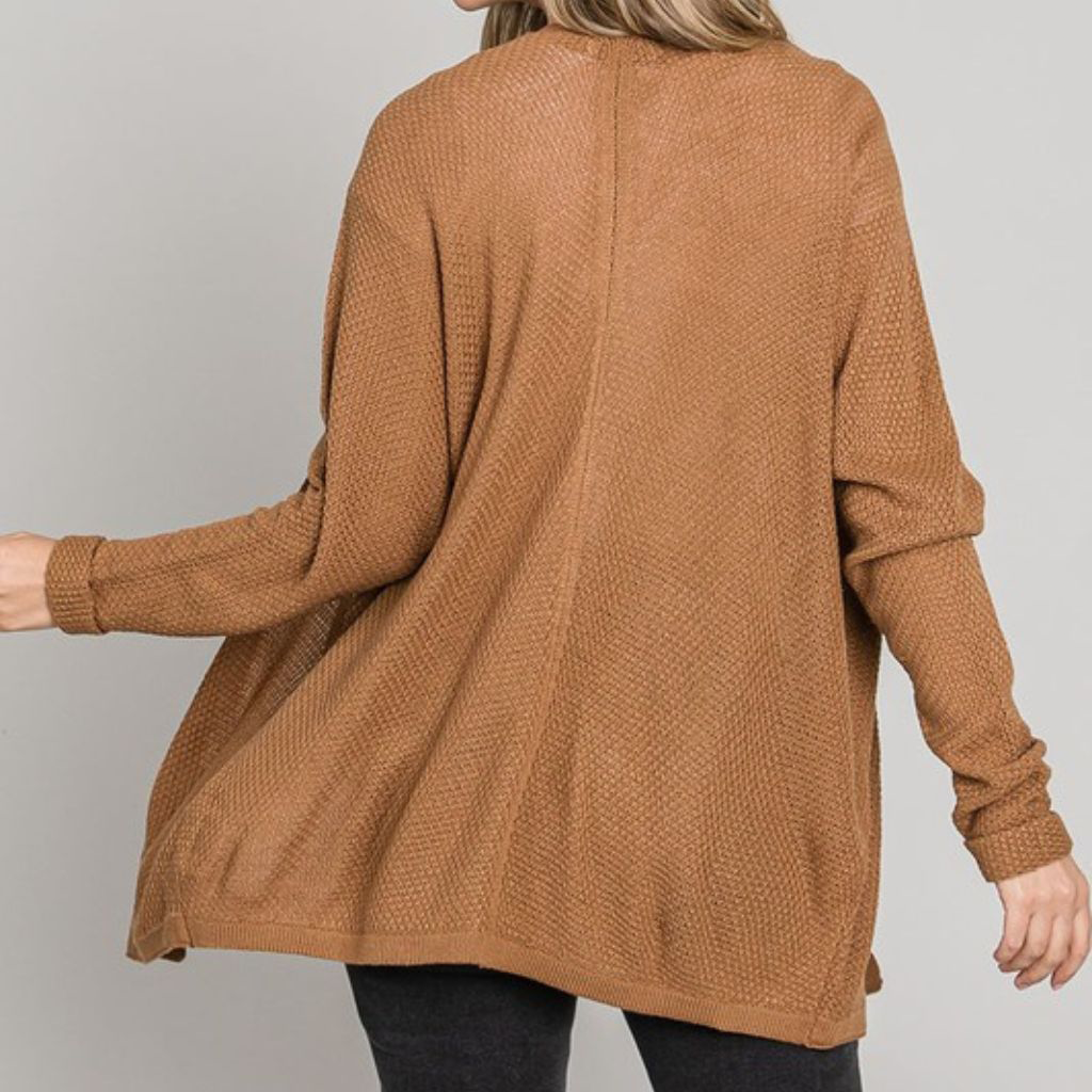 the eloise cardigan in camel