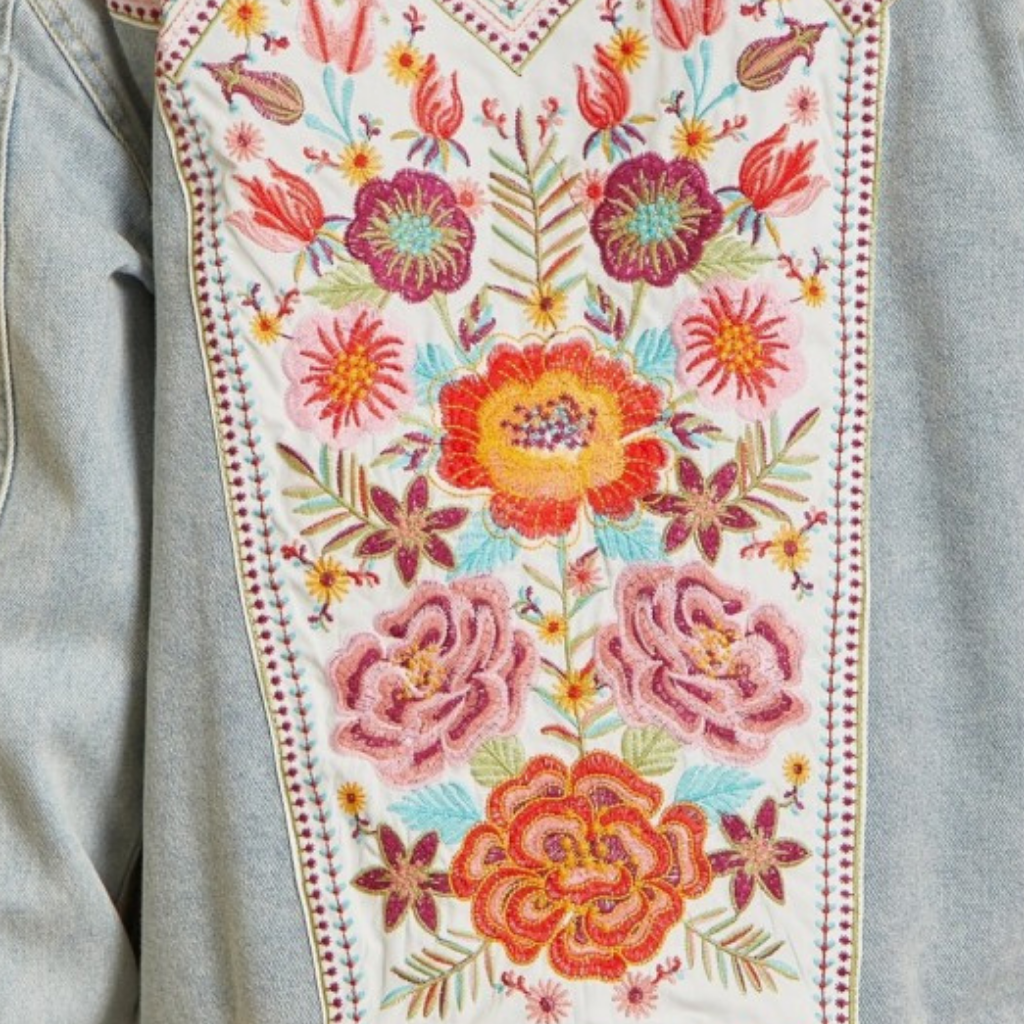 the carmella embroidered jacket