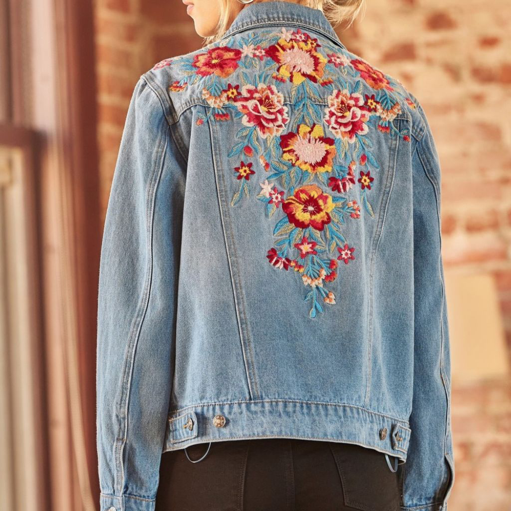 the savannah embroidered jacket