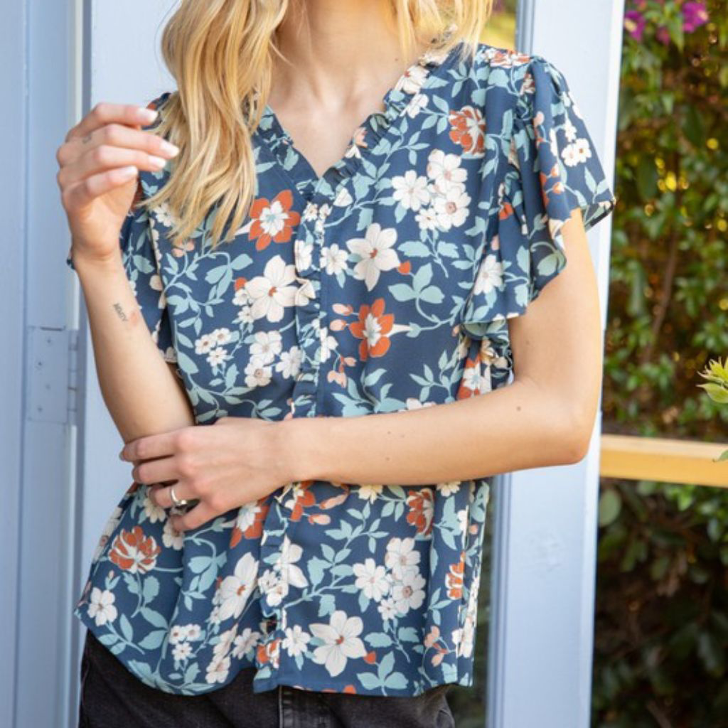 the izzy floral blouse