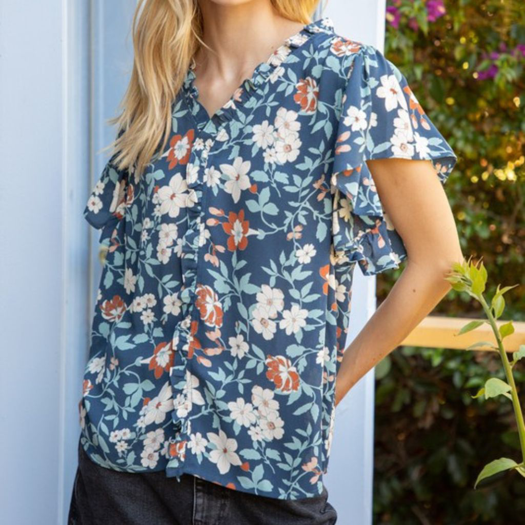 the izzy floral blouse