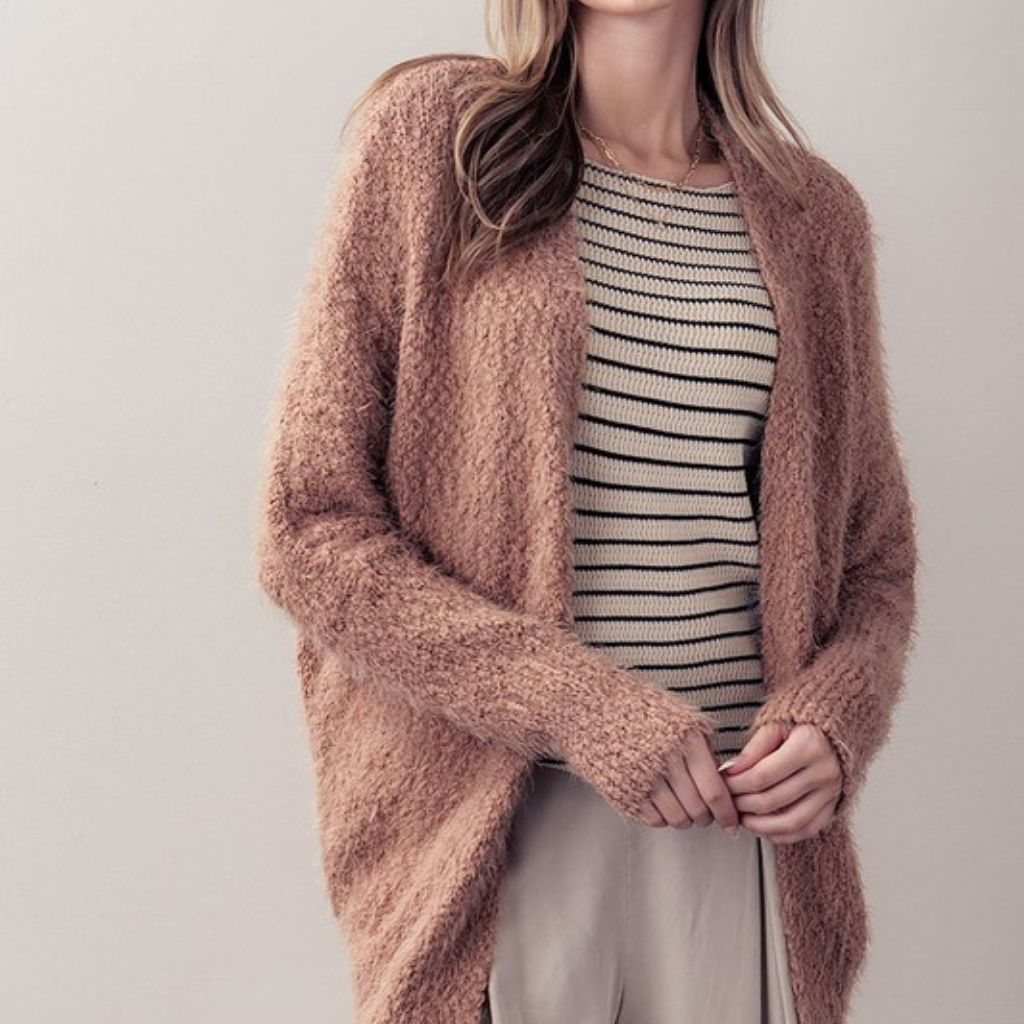 the maeve cardigan in cocoa