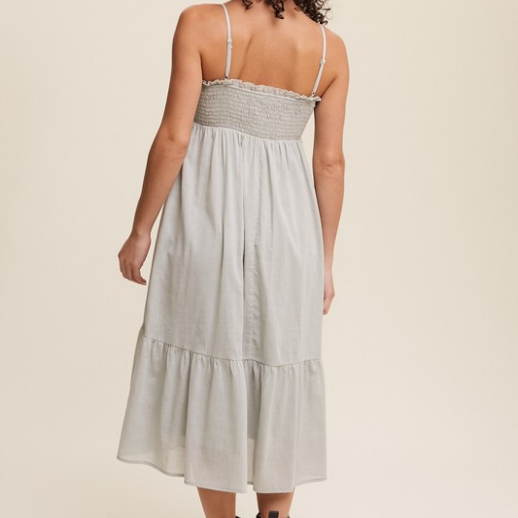 the libby dress in light sage